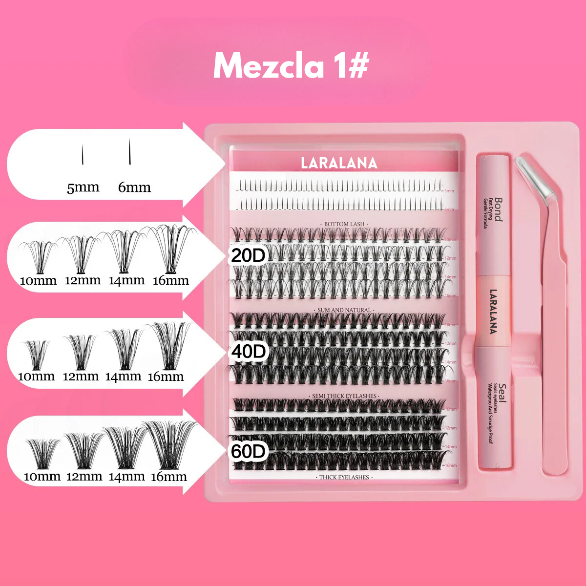 LashStudio Pro - Kit Completo de Extensiones de Pestañas